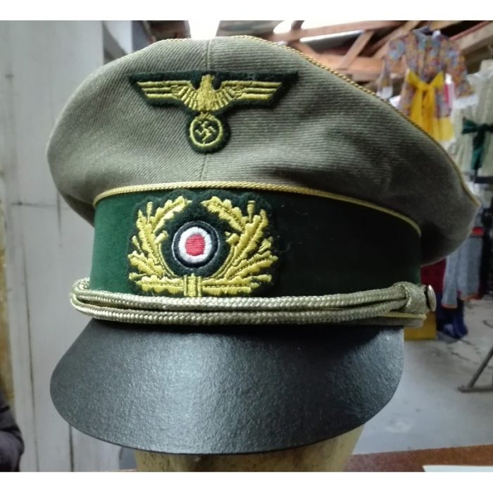 REPLICA GORRA GENERAL EJERCITO ALEMAN 2a GUERRA MUNDIAL