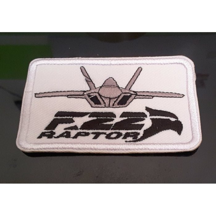 PARCHE DE MATERIAL F-22 RAPTOR USAF (1)