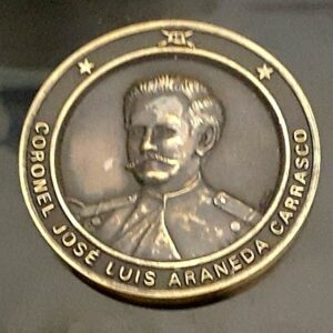 MEDALLA/MONEDA REGIMIENTO No 12 SANGRA, EJERCITO DE CHILE