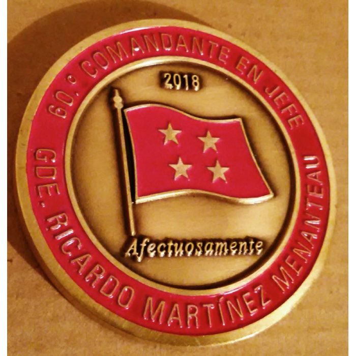 MEDALLA/MONEDA COMANDANCIA EN JEFE EJERCITO DE CHILE 2018