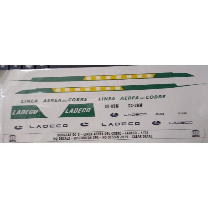 SET CALCAS LADECO PARA DC-3 Esc.1/72