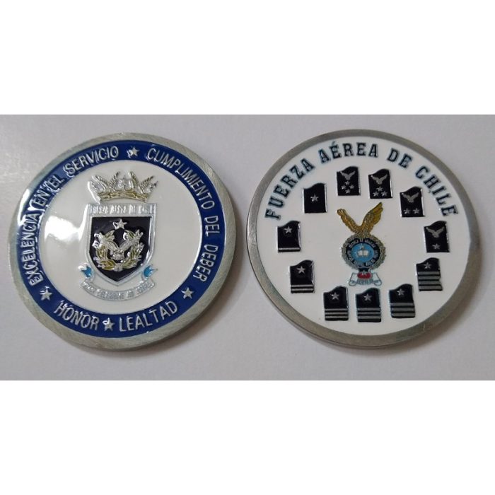 MEDALLA/MONEDA OFICIAL DE LA FUERZA AEREA DE CHILE