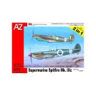 Cod.azm7393 SUPERMARINE SPITFIRE MK.IXC, DUAL SET (2 KITS COMPLETOS) Esc.1/72