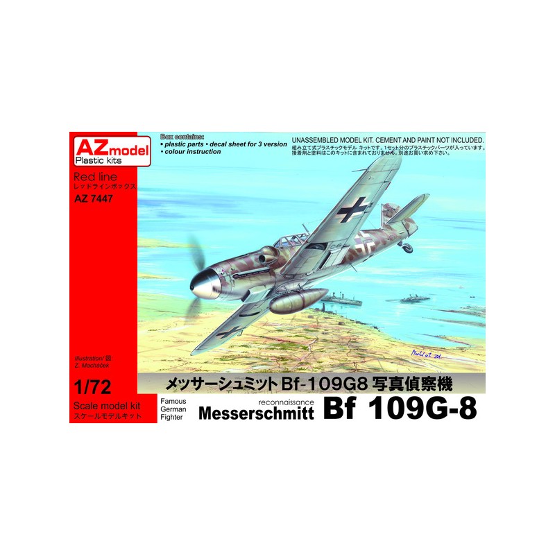 Cod.azm7447 MESSERSCHMITT BF-109 G-8 Esc.1/72