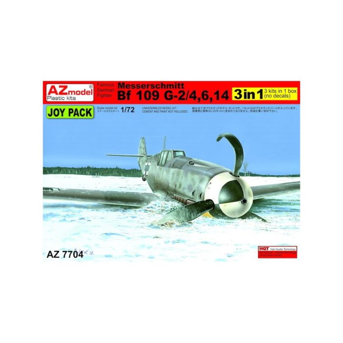Cod.azm7704 MESSERSCHMITT BF-109G-2,/4/6,14 JOYPACK 3 EN 1 Esc.1/72 Cod.azm7704 MESSERSCHMITT BF-109G-2,/4/6,14 JOYPACK 3 EN 1 Esc.1/72