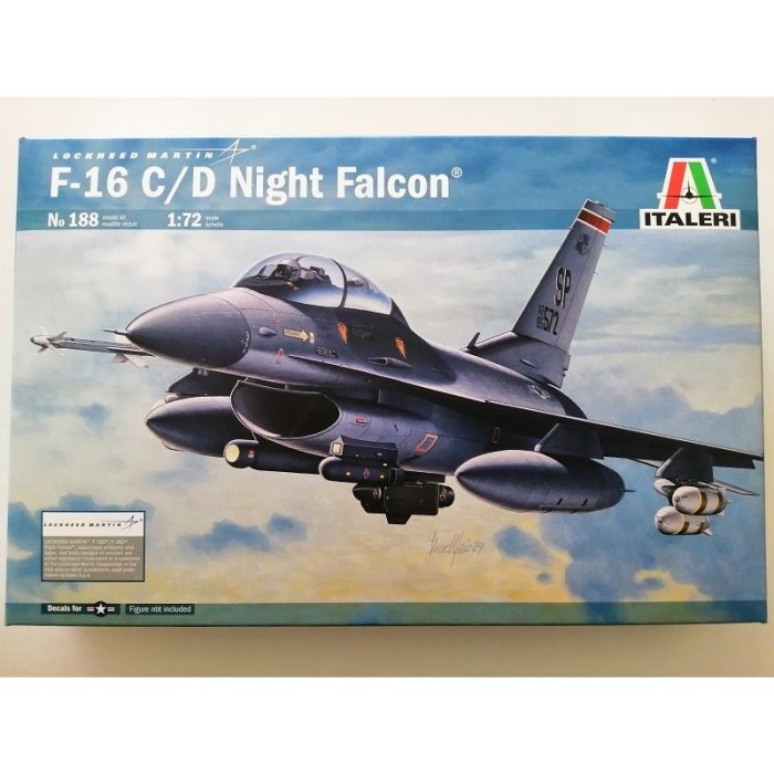 Cod.ita0188 LOCKHEED MARTIN F-16C/D NIGHT FALCON Esc.1/72 Cod.ita0188 LOCKHEED MARTIN F-16C/D NIGHT FALCON Esc.1/72