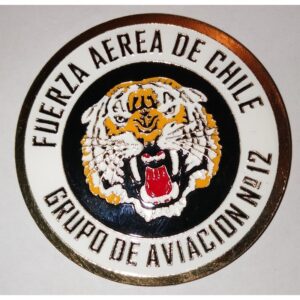 MEDALLA/MONEDA GRUPO DE AVIACIÓN N°12, "TIGRES AUSTRALES" (F-5) FUERZA AÉREA DE CHILE