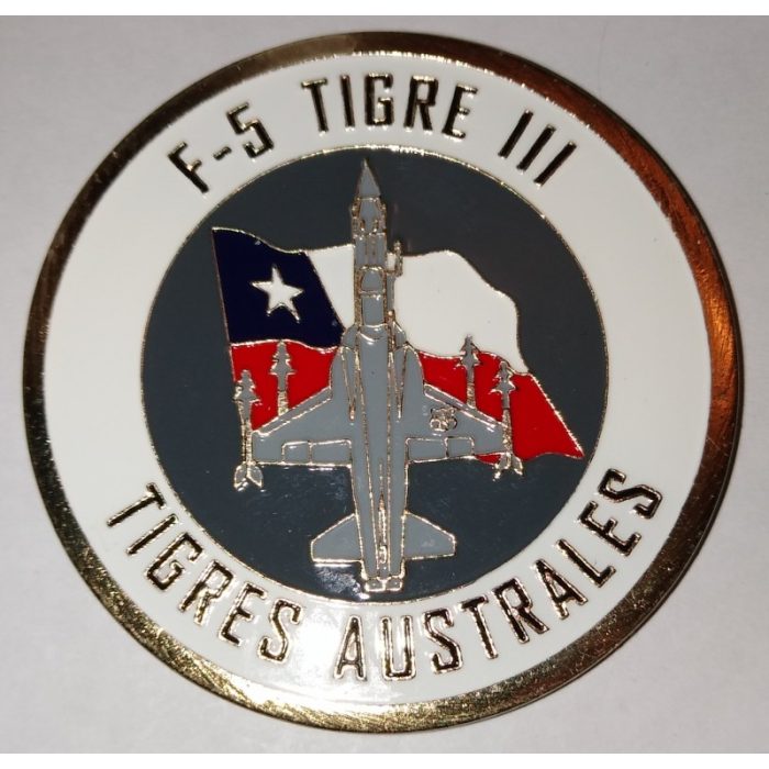 MEDALLA/MONEDA GRUPO DE AVIACIÓN N°12, "TIGRES AUSTRALES" (F-5) FUERZA AÉREA DE CHILE