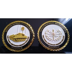 MEDALLA/MONEDA BATALLON DE TELEC. MECANIZADO Nº 5 "PATAGONIA", EJERCITO DE CHILE