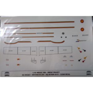 SET DE CALCAS HQ MIRAGE 5BA MIRSHIP PROJECT Esc.1/48