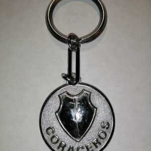 COD. LLV036 LLAVERO CORACEROS (PLATEADO)