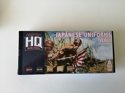 SET PINTURA ACRILICA HQ JAPANESE UNIFORMS WWII