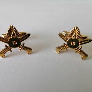 COD. COLL027 COLLERAS Nº15 DRAGONES EJERCITO DE CHILE