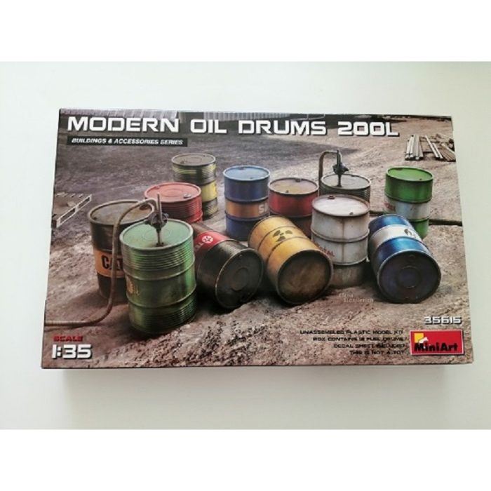 COD. MIN35615 MODERN OIL DRUMS 200L