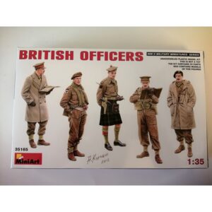 COD. MIN35165 BRITISH OFFICERS. ESC 1/35