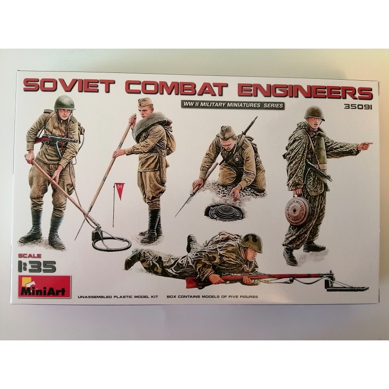 COD. MIN35091 SOVIET COMBAT ENGINEERS. ESC 1/35