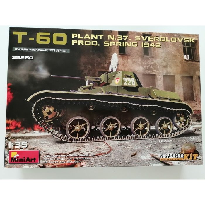 COD. MIN T-60 PLANT N37 SVERDLOVSK SPRING 1942 COD. MIN T-60 PLANT N37 SVERDLOVSK SPRING 1942