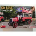 COD. MIN38021 LGOC B-TYPE LONDON OMNIBUS