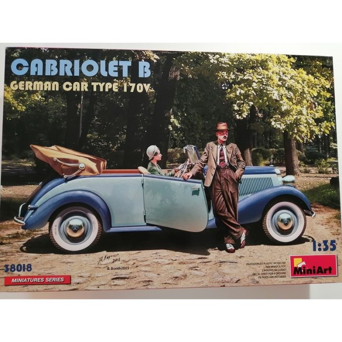 COD. MIN38018 CABRIOLET B GERMAN CAR TYPE 170V