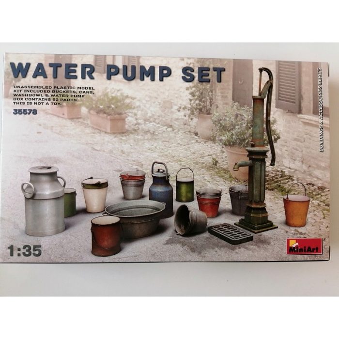 COD. MIN35578 WATER PUMP SET. ESC 1/35 COD. MIN35578 WATER PUMP SET. ESC 1/35