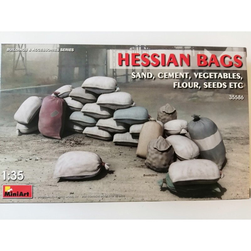 COD. MIN35586 HESSIAN BAGS. ESC 1/35