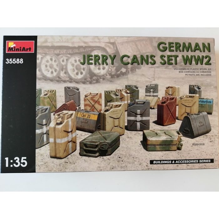 COD. MIN35588 GERMAN JERRY CANS SET WWII. ESC 1/35
