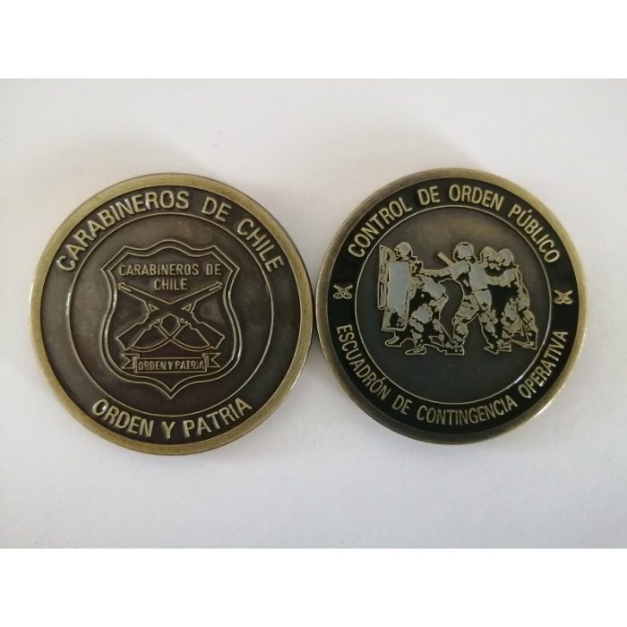 MEDALLA/MONEDA CARABINEROS DE CHILE MEDALLA/MONEDA CARABINEROS DE CHILE