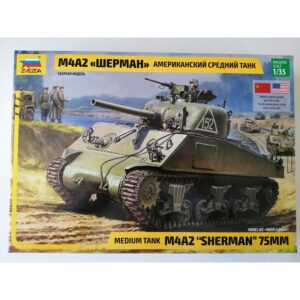 COD.ZVZ3702 M4A2 "SHERMAN" 75MM. ESC 1/35