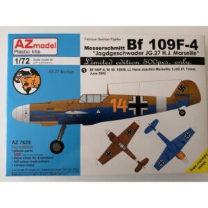 COD.AZM7629 MESSERSCHMITT BF 109 F-4. ESC 1/72