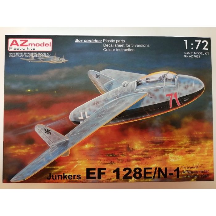 COD.AZM7623 JUNKERS EF 128E/N-1 W/NAXOS RADAR. ESC 1/72