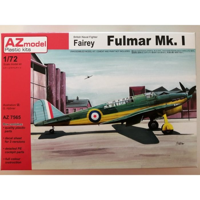 COD.AZM7565 FAIREY FULMAR Mk.I. ESC 1/72 COD.AZM7565 FAIREY FULMAR Mk.I. ESC 1/72