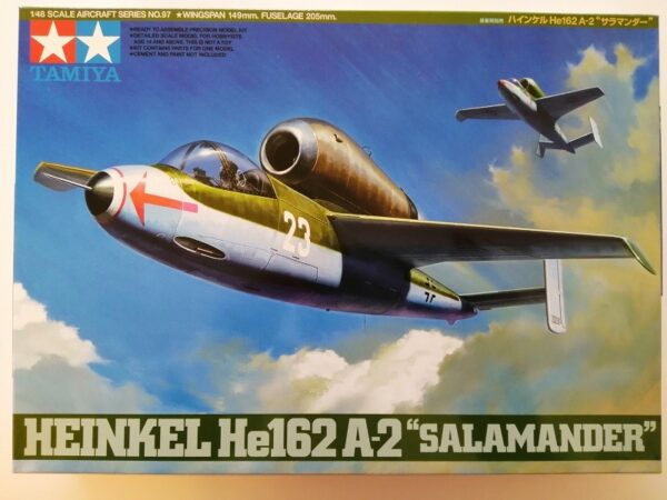 Heinkel He 162 A-1 Salamander Hobby 2000 32021
