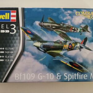 COD.REV03710 COMBAT SET MESSERSCHMITT BF 109G-10 &SPITFIRE MK.V. ESC 1/72