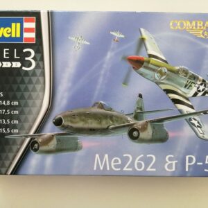 COD.REV03711 COMBAT SET MESSERSCHMITT ME262 & P-51B MUSTANG. ESC 1/72