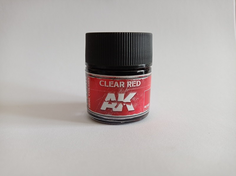 COD.503-6 PINTURA AK CLEAR RED