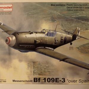 COD.AZM7660 MESSERSCHMITT BF 109E-3 "OVER SPAIN". ESC 1/72
