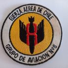 PARCHE FUERZA AEREA GRUPO DE AVIACION Nº8